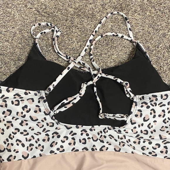 Leopard Print One-Piece Swimsuit - Picture 3 of 3